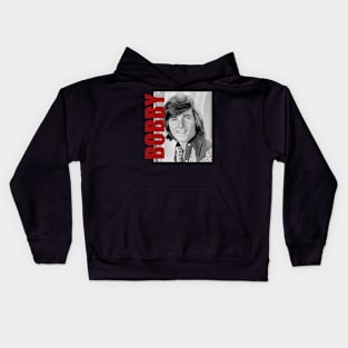 Bobby Sherman - Retro Aesthetic Fan Art Kids Hoodie